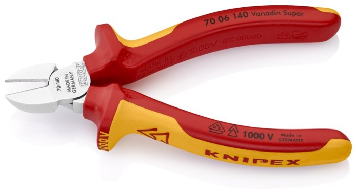 Szczypce tnące boczne Knipex 70 06 140
